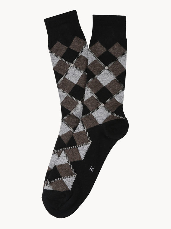 Short men's socks in warm cotton