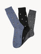 Short men's socks with prints
