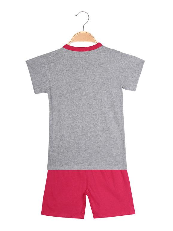 Short pajamas t-shirt + Bermuda shorts