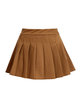 Short pleated pant