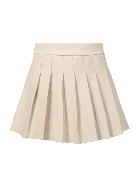 Short pleated pant