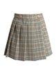 Short pleated skirt
