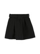 Short skirt for girls with belt