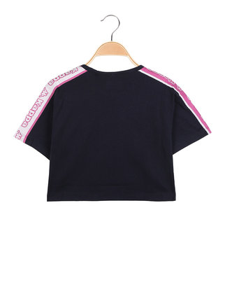 Short sleeve cropped t-shirt for girls