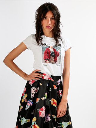 Short sleeve T-shirt with prints