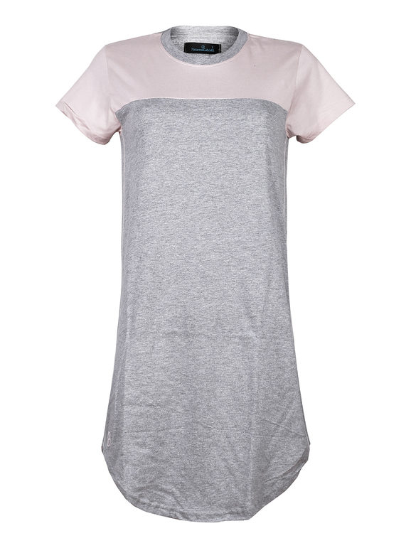 Short-sleeved cotton nightgown