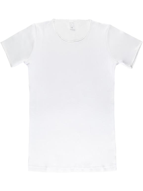 Short-sleeved cotton shirt