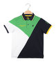 Short-sleeved polo shirt for boys in cotton