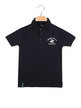 Short-sleeved polo shirt for boys in cotton