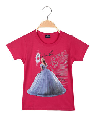 Short-sleeved T-shirt for girls with prints