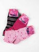 Short socks for girls in warm cotton 3 pairs