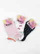 Short socks for girls. Pack of 2 pairs