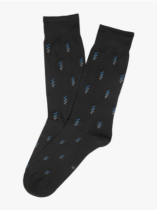 Short socks for men in lisle