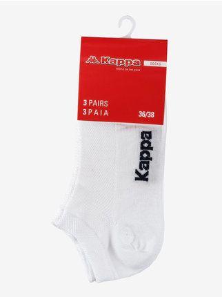 Short socks in lisle cotton  3 pieces