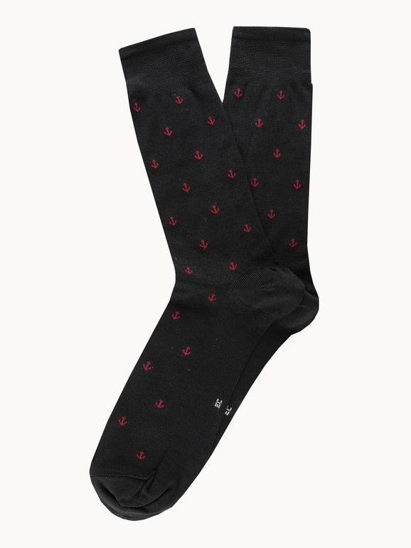 Short socks with prints