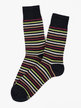 Short striped men's socks