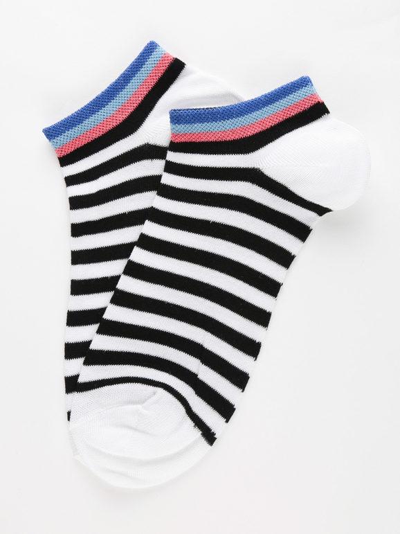 Short striped socks