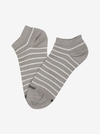 Short striped women's socks
