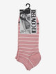 Short striped women's socks