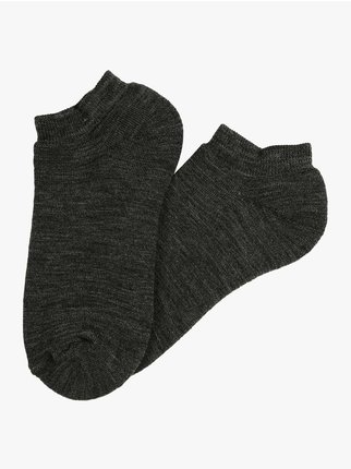 Short terry socks for women