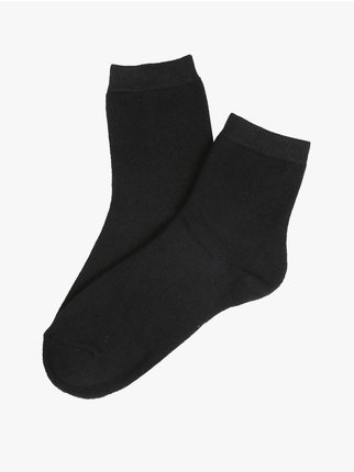Short women's fleece socks