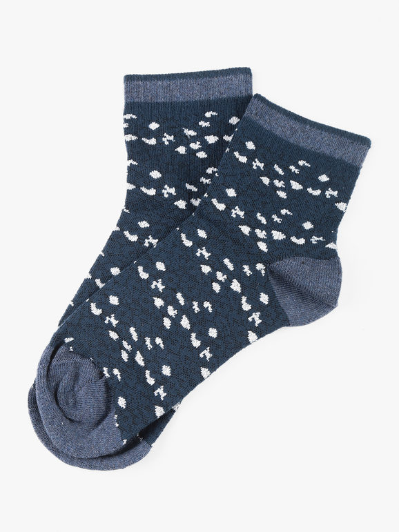 Short women's socks in warm cotton