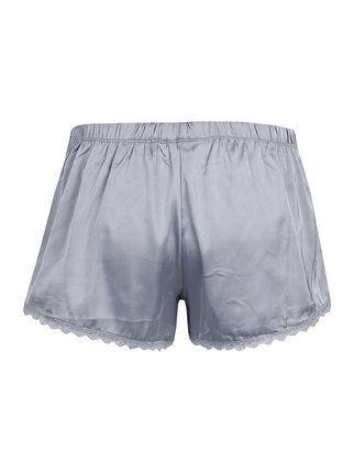 Shorts da pigiama effetto seta