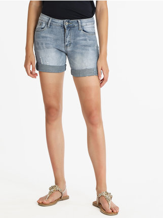 Shorts in jeans donna