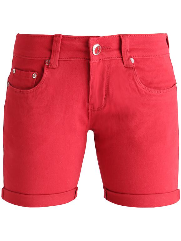 Shorts with lapel