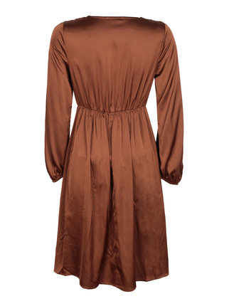 Silk effect dress for women