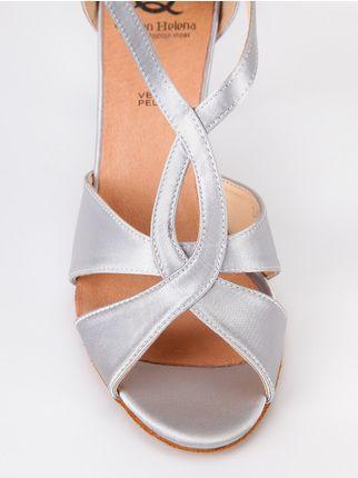 Silver dance sandals