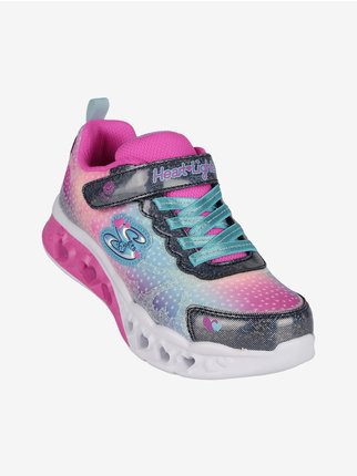 SIMPLY LOVE Flitter Heart Lights  Sneakers for girls with lights
