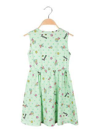 Sleeveless dress for girls with prints