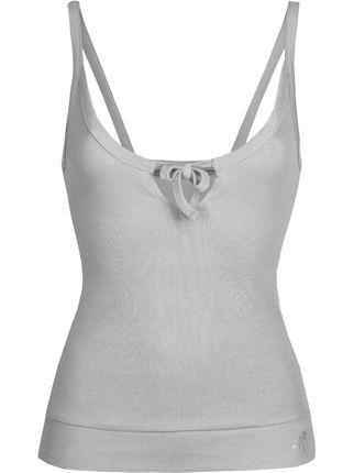 Sleeveless top with bow