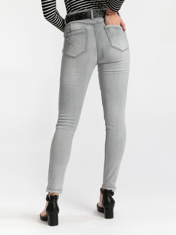 Slim fit gray jeans