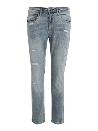 Slim fit men's jeans with tears