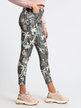 Slim fit trousers with floral print
