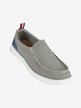 Slip on men's fabric loafers