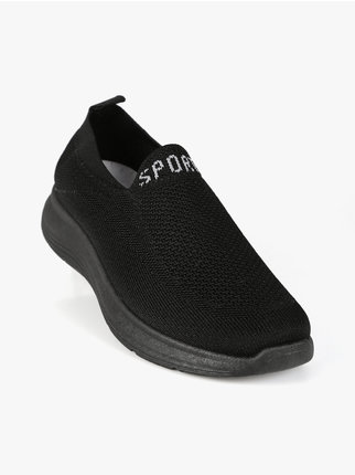 Slip-On-Sneakers aus Stoff für Damen