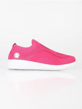 Slip on women's shoes in fabric