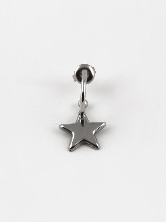 Small semicircle earrings with stars