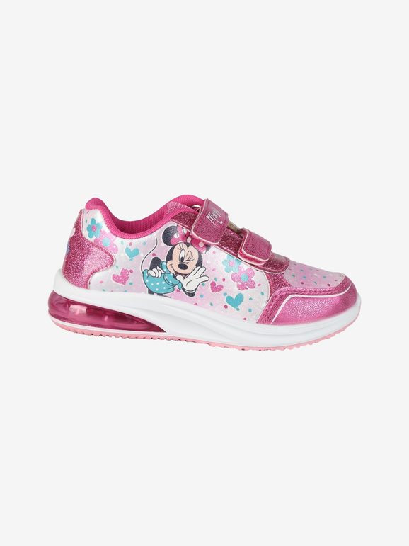 Sneaker von Minnie Girl mit Aufdruck und Lichtern