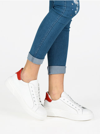 Sneakers basse in pelle donna