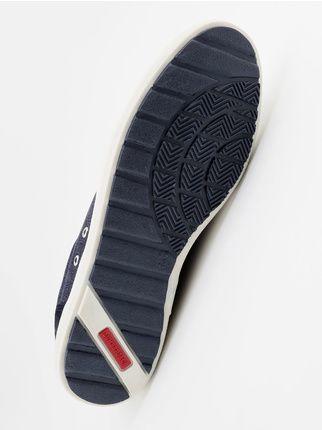 Sneakers basse stringate  blu navy