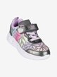 Sneakers da bambina a fiori con luci
