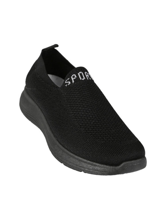Sneakers donna slip on in tessuto