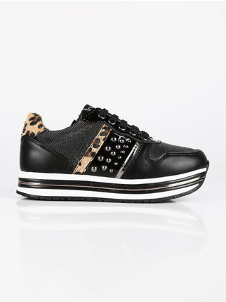 Sneakers for girls with platform