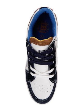 Sneakers Lace-up Open Side Zip
