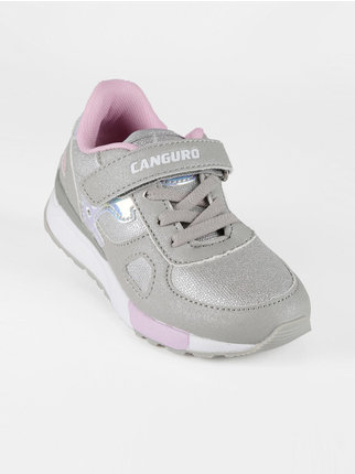 Sneakers per bambina brillantinate