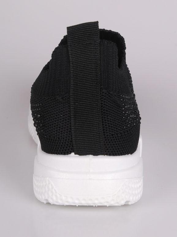 Sneakers slip on con strass